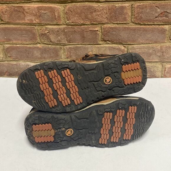 Hawx Talon Dark Umber Waterproof Lace-Up Work Boot Broad Square Toe Dark Brown S - Picture 6 of 8